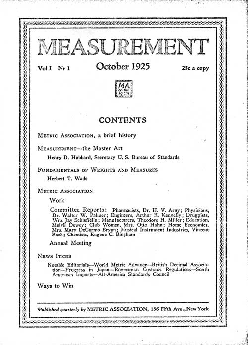 Image of the October 1925 issue cover
