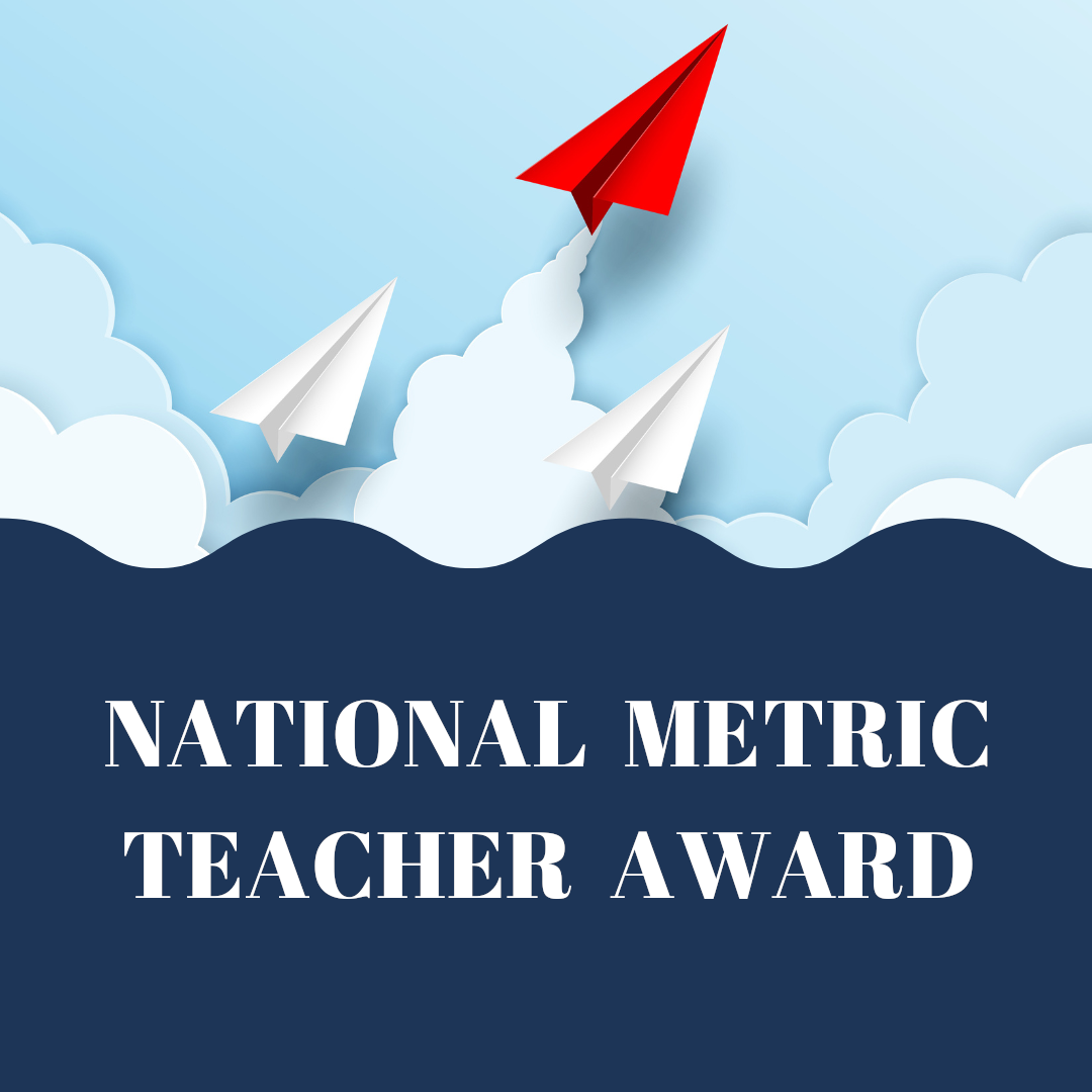 National Metric Teacher Award Logo